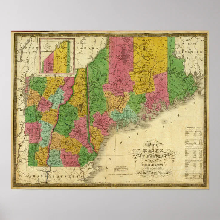 Map Of Maine New Hampshire And Vermont Poster R9bc826f5ae06491b9e9f7e611578053c Wv3 8byvr 736.webp