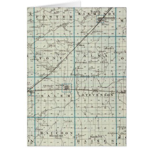 Map of Marion County (Front)