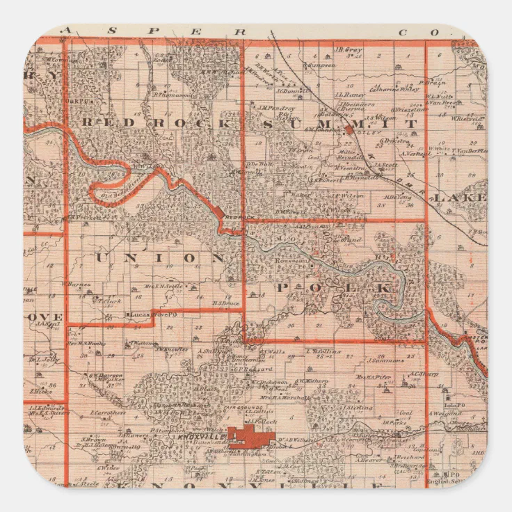 Map Of Marion County State Of Iowa Square Sticker Ra17c2c363f434291962da64c0d6a626b 0ugmc 8byvr 736.webp