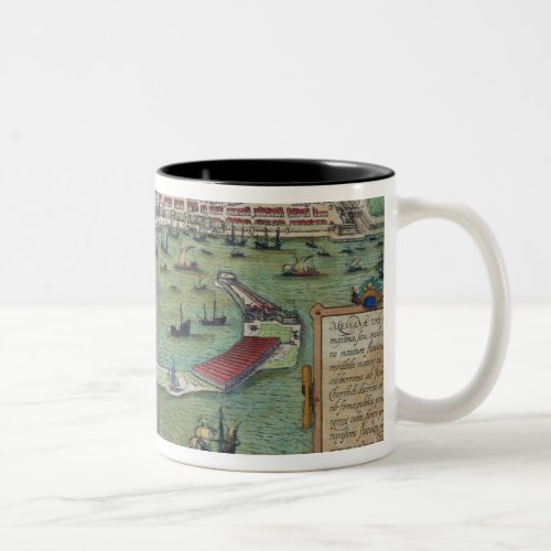Map of Messina from Civitates Orbis Terrarum by Two_Tone Coffee Mug