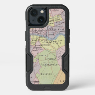 Map of Metropolitan Parliamentary Boroughs iPhone 13 Case
