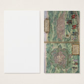 Map of Mexico and Cuzco, from 'Civitates Orbis Ter (Front & Back)
