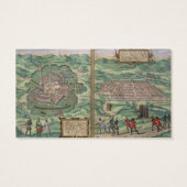 Map of Mexico and Cuzco, from 'Civitates Orbis Ter (Back)