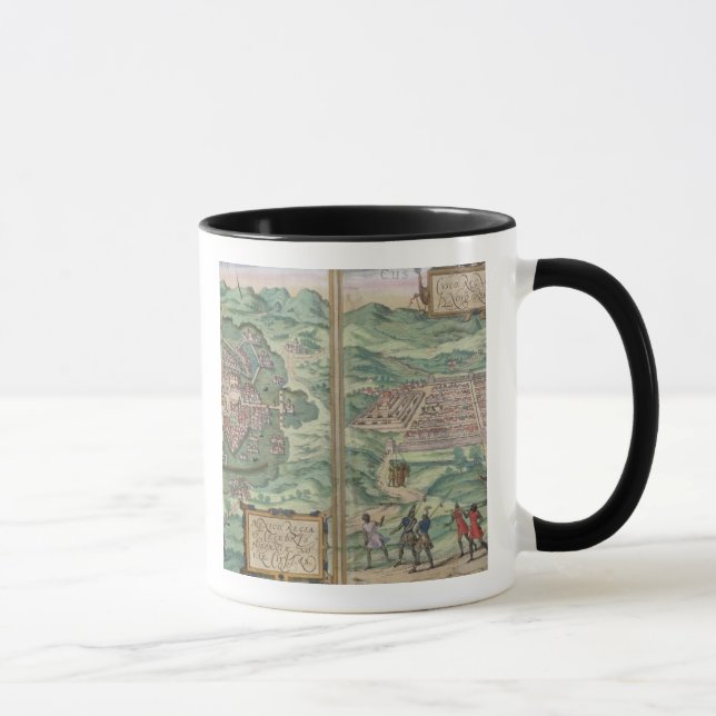Map of Mexico and Cuzco, from 'Civitates Orbis Ter Mug (Right)