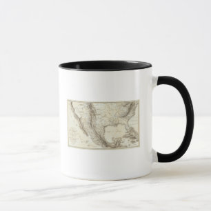 Map of Mexico and neighboring countries Mug