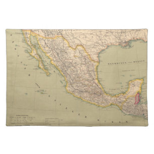 Map of Mexico Cloth Placemat