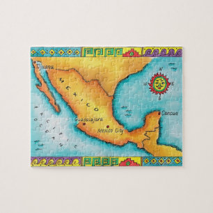 Map of Mexico Jigsaw Puzzle