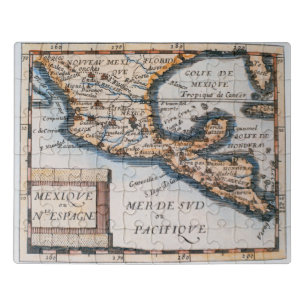 Map of Mexico or New Spain   1625 Jigsaw Puzzle