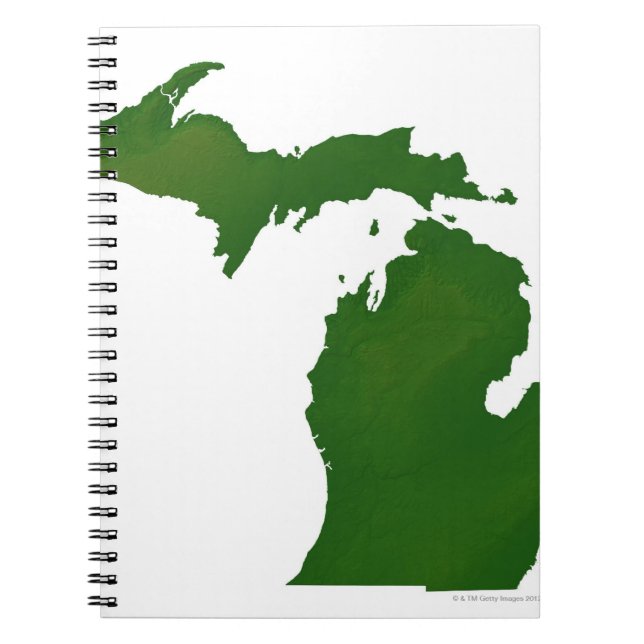 Map of Michigan Notebook (Front)