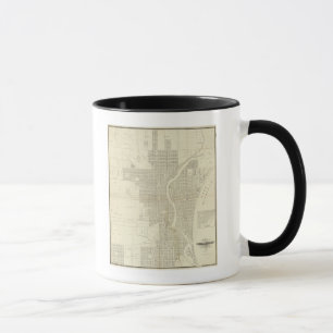 Map of Milwaukee Mug