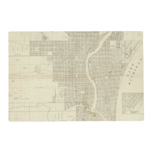 Map of Milwaukee Placemat
