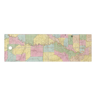 Map of Mississippi, Louisiana & Arkansas Ruler