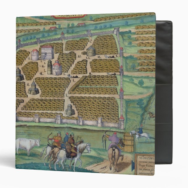 Map of Moscow Binder (Front/Inside)