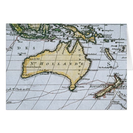 Map of New Holland Cards (Front Horizontal)