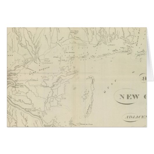 Map of New Orleans Cards (Front Horizontal)