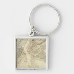 Map of New York Bay And Harbor And The Environs Keychain