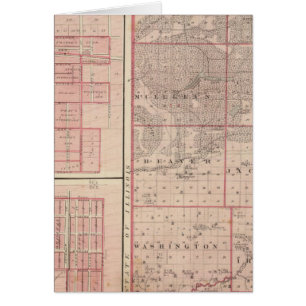 Map of Newton County with Goodland and Kentland