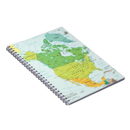 Map of North_America Notebook
