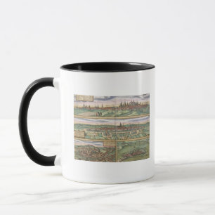 Map of Nuremberg, Ulm, and Saltzburg, from 'Civita Mug