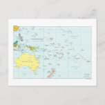 Map Of Oceania Postcard at Zazzle