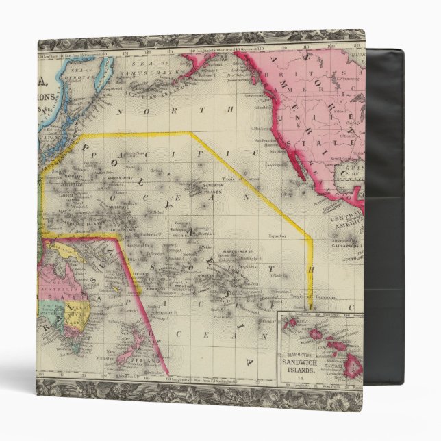 Map Of Oceanica Binder (Front/Inside)