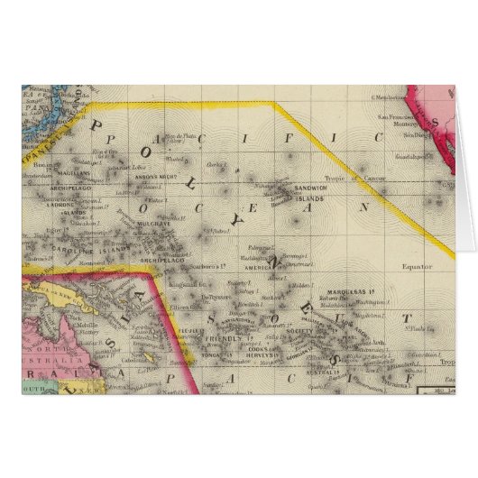 Map Of Oceanica Cards (Front Horizontal)