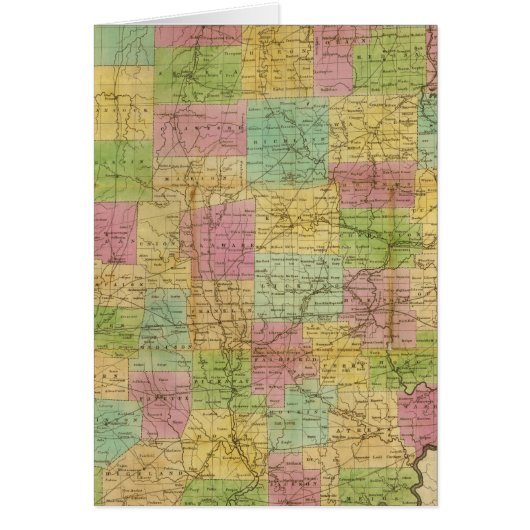 Map of Ohio 2 Cards (Front)