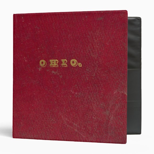Map of Ohio Binder (Front/Inside)