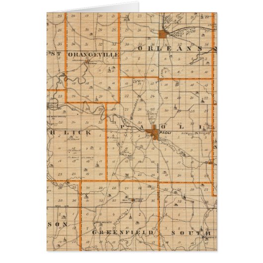 Map of Orange County Cards (Front)