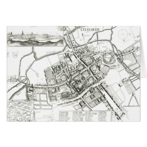 Map of Oxford 1643