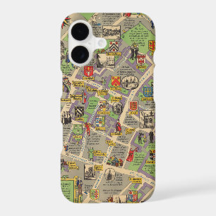 Map of Oxford, England (British Railways) iPhone 17 Case