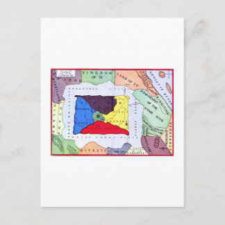 Map Of Oz Postcard