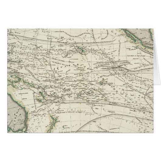 Map of Pacific Ocean Cards (Front Horizontal)