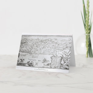 Map of Palestine, from a Passover Haggadah Card