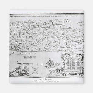 Map of Palestine, from a Passover Haggadah Magnet