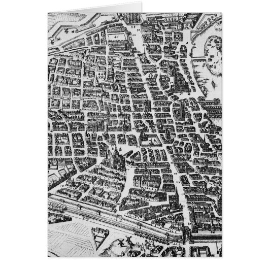 Map of Paris, 1620 Cards (Front)