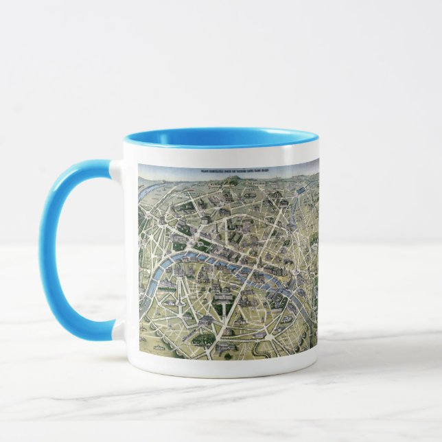 Map of Paris during the period of the Grands Mug (Left)
