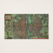 Map of Paris, from 'Civitates Orbis Terrarum' by G (Back)
