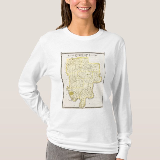Map of Perry County T-Shirt (Front)