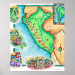 Map of Peru Postcard | Zazzle