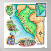 Map of Peru Poster | Zazzle