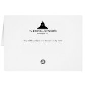 Map of Philadelphia as it was in 1776 by Varte (Back Horizontal)