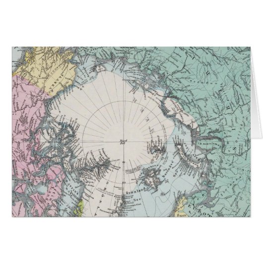 Map of Polar Seas Cards (Front Horizontal)