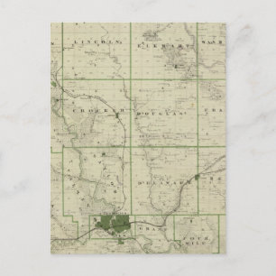 Map of Polk County, State of Iowa Postcard