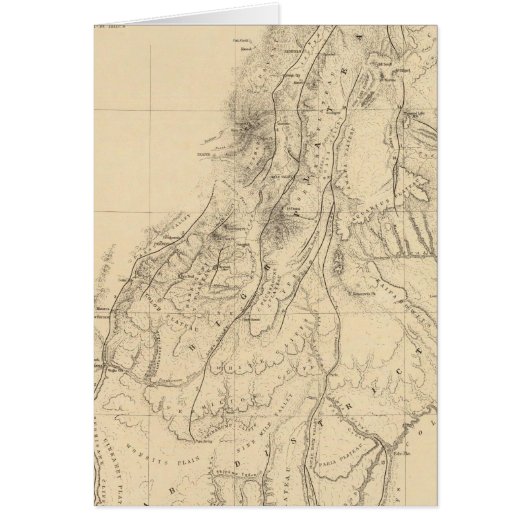 Map of portions of Utah Cards (Front)