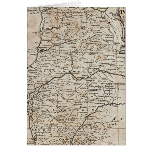 Map of Portugal Cards (Front)