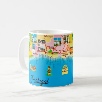Map of Portugal Coffee Mug