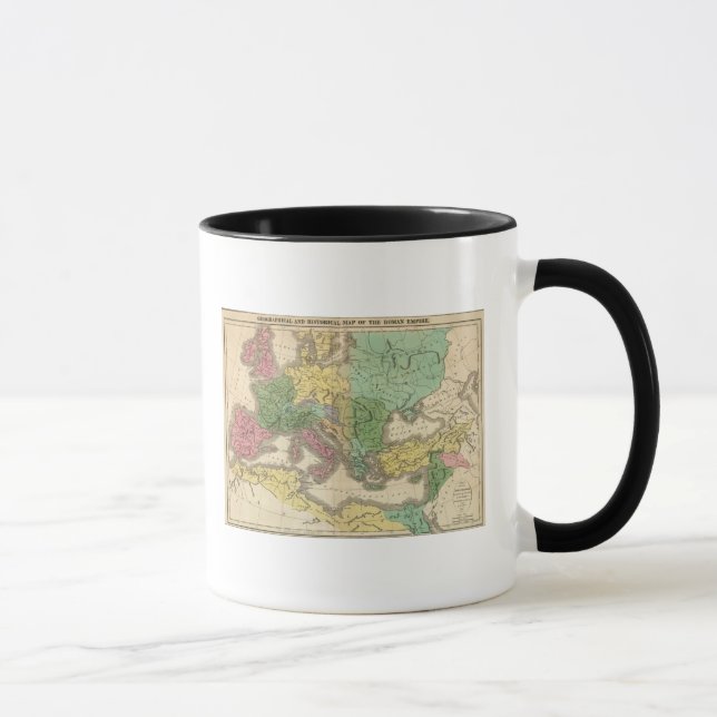 Map of Provinces in Roman Empire Mug (Right)