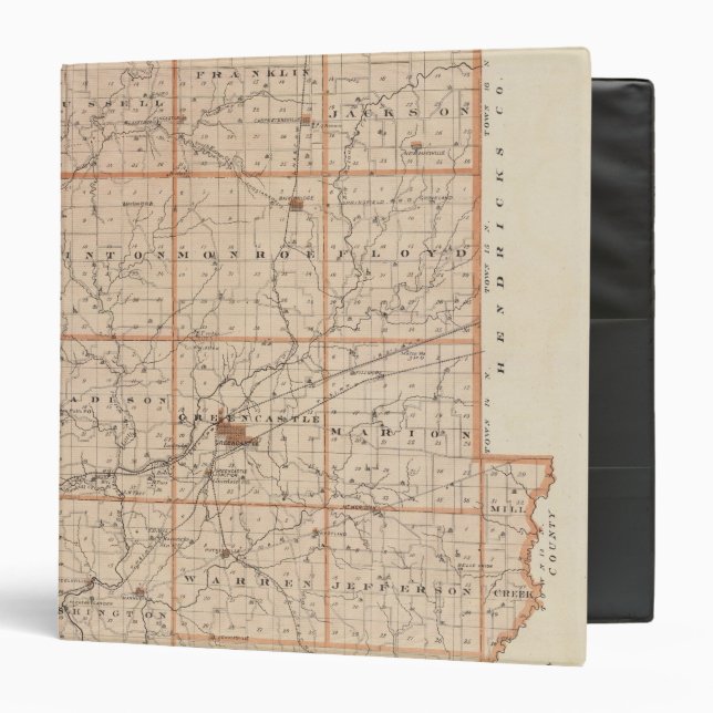 Map of Putnam County Binder (Front/Inside)