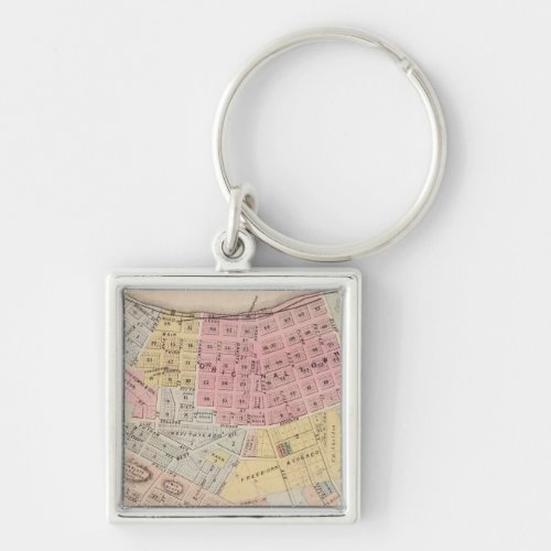 Map of Red Wing Goodhue County Minnesota Keychain